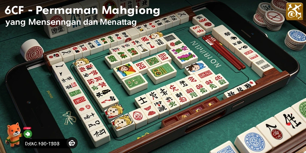 Screenshot gameplay 6CF yang menampilkan aksi Mahjong yang seru.