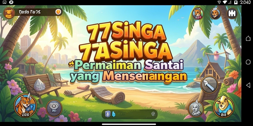 Gameplay menarik dan santai dari 77SINGA yang memikat.