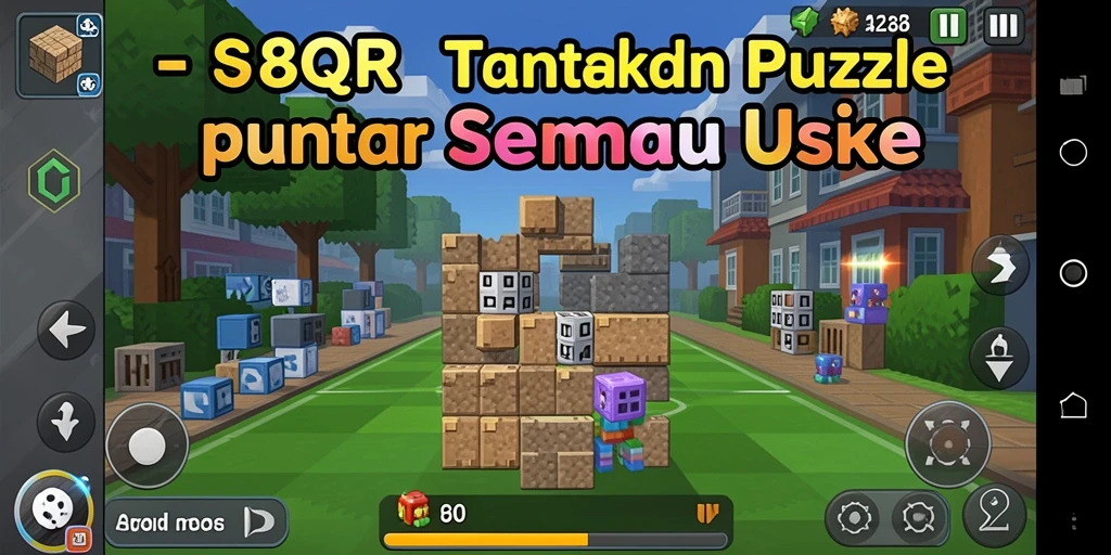 Gameplay menarik dari 8QR yang penuh tantangan Puzzle.
