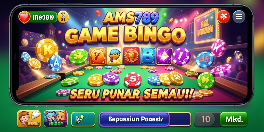 Tampilan menarik permainan Bingo di AMS789 dengan pemain aktif.