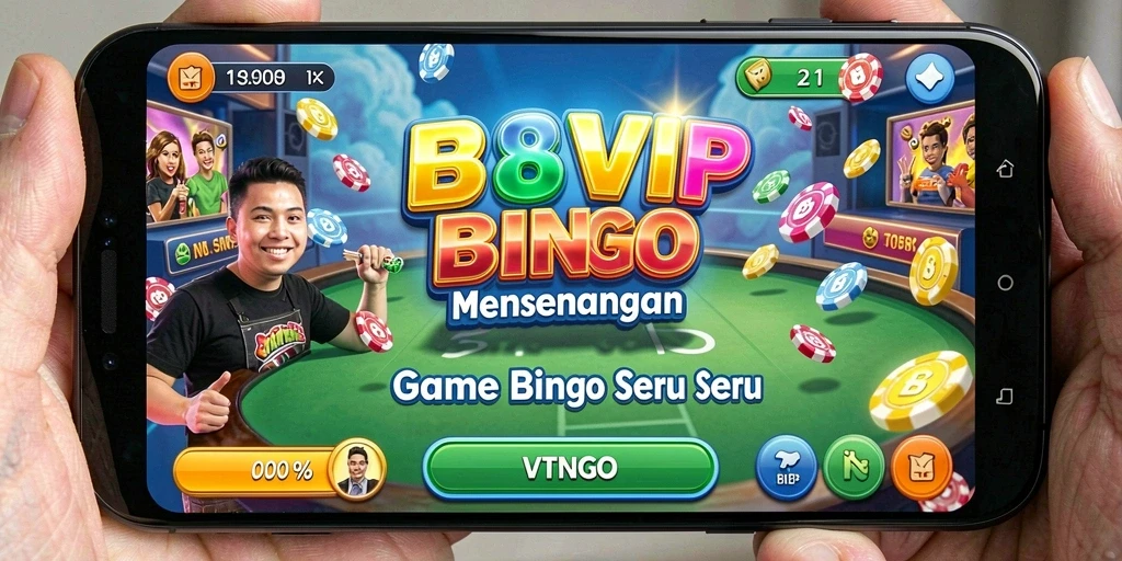 Tampilan gameplay seru dengan kartu Bingo di B8VIP.