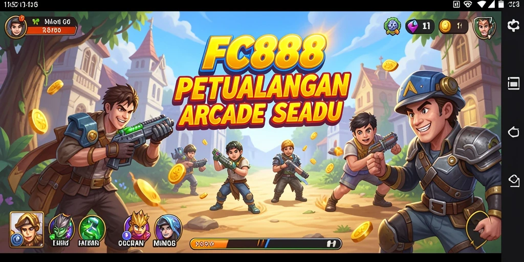 Tampilan gameplay seru dari FC888 yang menantang dan penuh aksi.