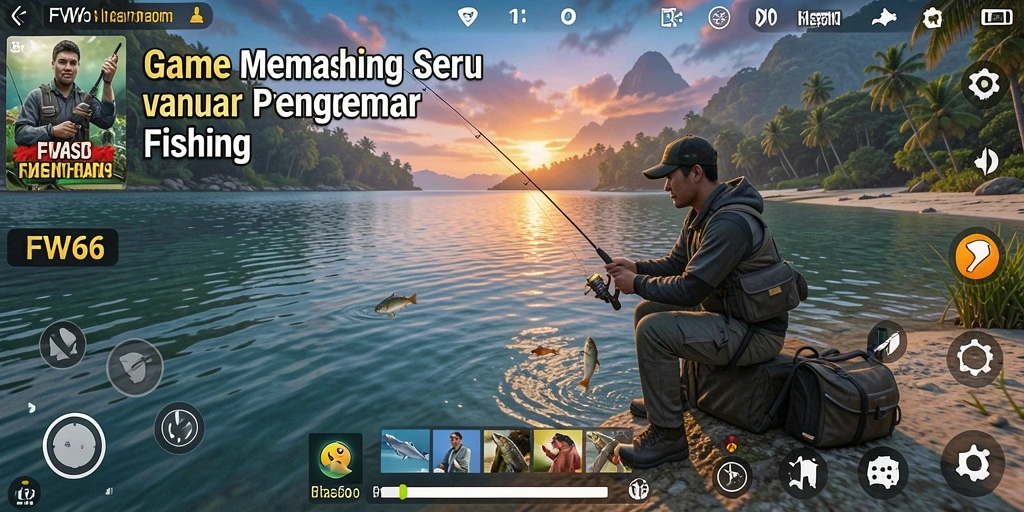 Gameplay memancing yang menarik dan penuh tantangan di FW66.