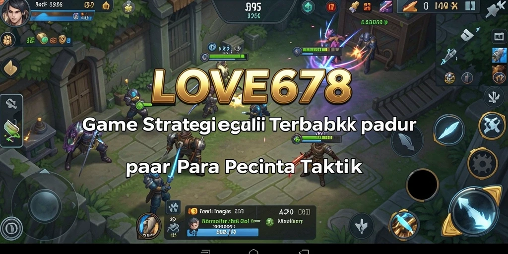 Tangkapan layar utama LOVE678 menampilkan aksi taktis dalam gameplay strategi.