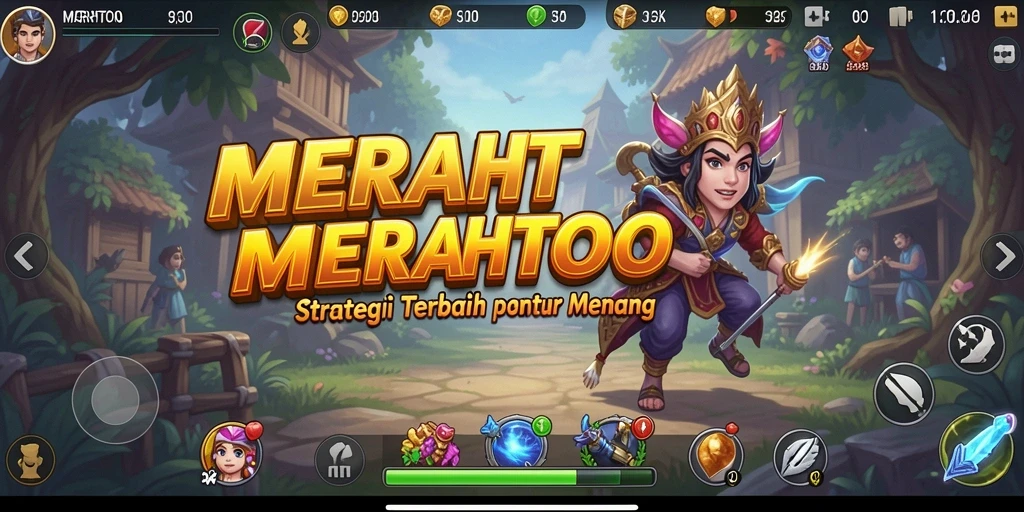 Tangkapan layar gameplay MERAHTOTO yang menunjukkan strategi mendalam.