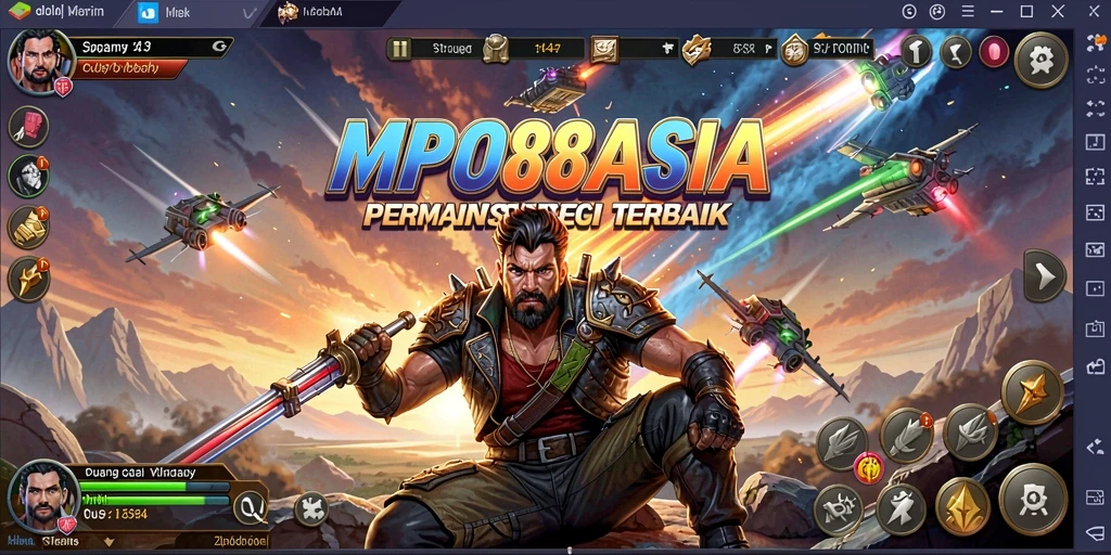 Tampilan gameplay MPO88ASIA yang menegangkan dan strategis.
