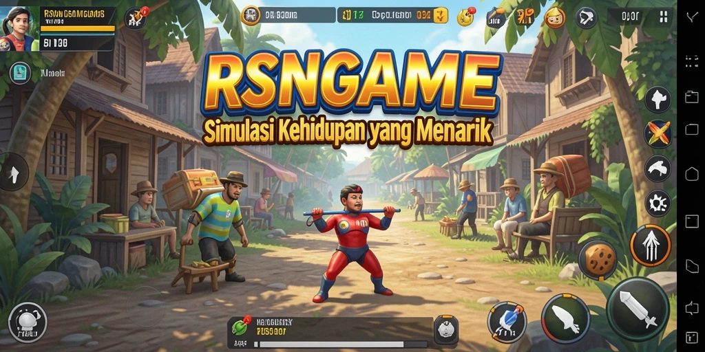 Tampilan gameplay RSNGAME yang realistis dan menarik.